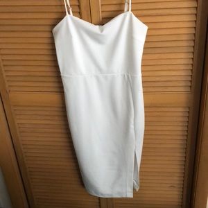 Express simple white dress